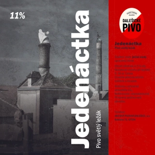 DALEŠICKÉ PIVO - Dalešická jedenáctka (sud 15/30/50l)