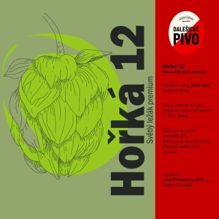 DALEŠICKÉ PIVO - Hořká 12 (sud 15/30/50l)