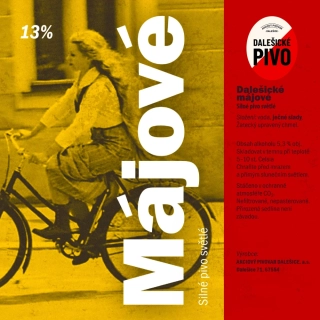 DALEŠICKÉ PIVO - Dalešické májové 13% (sud 15/30/50l)